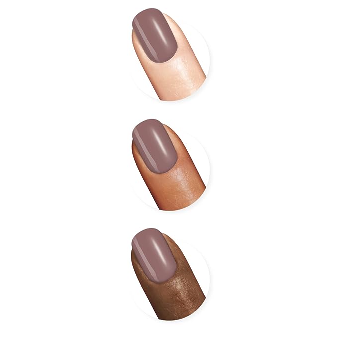 Sally Hansen Miracle Gel Salon Quality Nail Polish | Gel-Like Formula, Two-Step System, No UV Light Needed, Long Lasting | Semi-opaque | 494 Love Me Lilac | Dusty Lilac Nail Polish