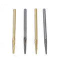Nail Art Drill Bits Set, Reliable Strength Tungsten Steel Quickly Shaping Nail Grinding Heads Remove Nail Glue 4pcs for Nail Salon