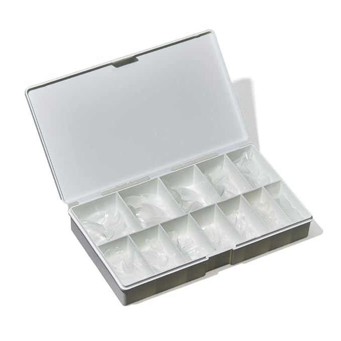 IBD Clear Soft Gel Nail Tips - Pre-Etched Short Almond Nail Tips for Strong Adhesion Acrylic Gel Extensions, Easy Press On DIY Nail Art, 504 Pcs, 12 Sizes