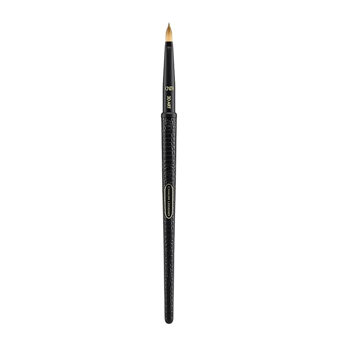 Chaun Legend Nail Art Brush - 3D Art (Acrylic Nail Brush for French Tips & Gel Polish Clean Up)