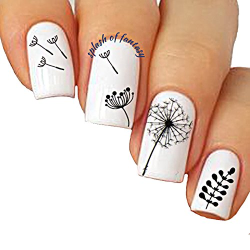 Nail Art 3D Stickers ♥ Colorful Flower Collection of 10 Decals /EE-I/