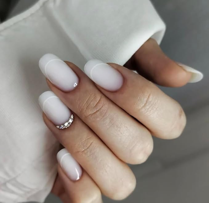 Dan's Nails Milky White Rubber Base Gel Coat | Soak off UV/LED Lamp for Professional Russian Manicure