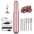 SAVILAND Electric Nail Drill: 2025 Electric Nail File Rose Efile Nail Drill Professional Manicure with 6PCS Nail Drill Bits Portable Nail File & Salon Use Manicure Pedicure at Home
