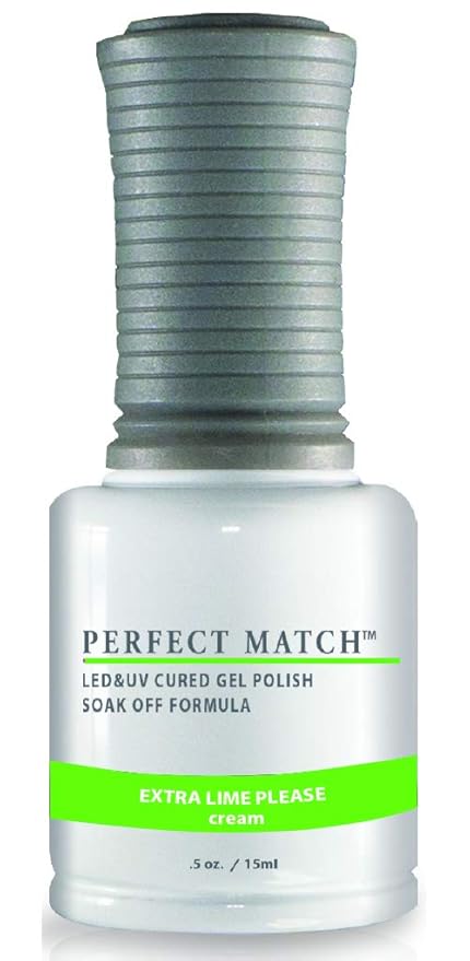 LeChat Perfect Match Gel Polish, Extra Lime Please, 0.5 Fluid Ounce