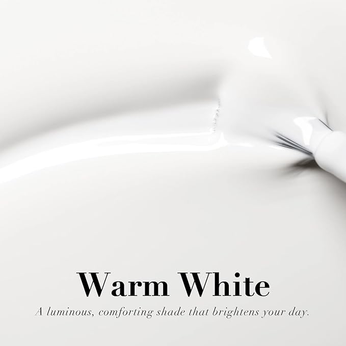 AZUREBEAUTY Warm White Nail Polish – Quick Dry, Long-Lasting, Natural Glossy Finish for DIY Manicure & Nail Art, Salon Quality, 10ml for Women