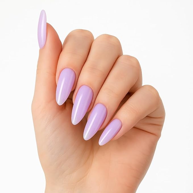 PINK MASK Easy Gel 2oz 60g-Lilac, Professional Builder Enhancement Gel-Quick Nail Extension for Beginner DIY, Nail Strengthener-Long Lasting-Salon Quality-Thickening Solution