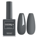 15ml Grey Gel Nail Polish, Dark Grey Gel Polish, Same Color Same Bottle, High Gloss U V Soak Off Nail, DIY Sparkle Manicure Salon