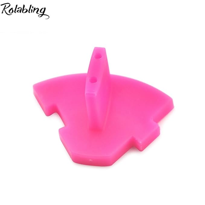 False Nail Art Tips Display Stand with 100 pcs Removable White False Nail Art Tips for Practice Training Nail Tools
