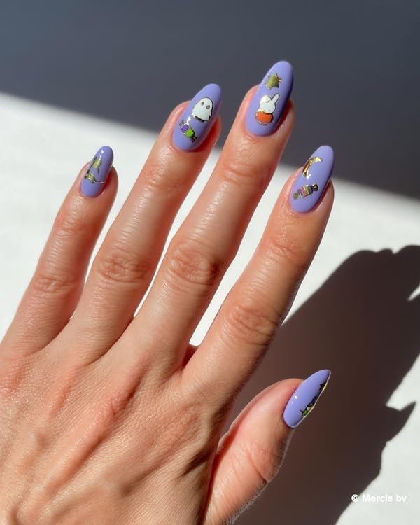 Deco Beauty Miffy's Halloween-Super Thin & Easy-to-Apply Nail Art with the Cutest Designs-Durable & Long-Lasting Nail Art Stickers and Decals for Women, for DIY At-Home Manicures & Salon-Quality Nails
