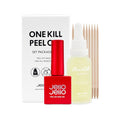 Peel-Off Base Gel (10ml) + One Kill Gel Remover (30ml) Set Peelable Nail Base, Easy Removal, Self Nail, UV/LED Cure