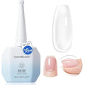 AZUREBEAUTY 7-in-One Clear Builder Nail Gel, 18ml – Nail Strengthener, Extension & Rhinestone Glue for Salon/Home DIY (Base/Top Coat Required)