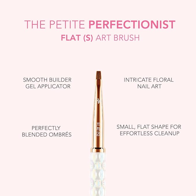 Kiara Sky Nail Art Brush | S Flat | ideal for blending and shading