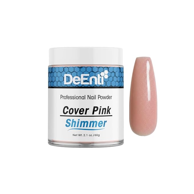 Acrylic Nail Shimmer Powder - 2oz Cover Pink|Professional Grade, Bubble-Free Acrylic Powder for Nails | Long-Lasting, Chip-Resistant Nail Acrylic Powder for Carving, Extensions & Fake Nails