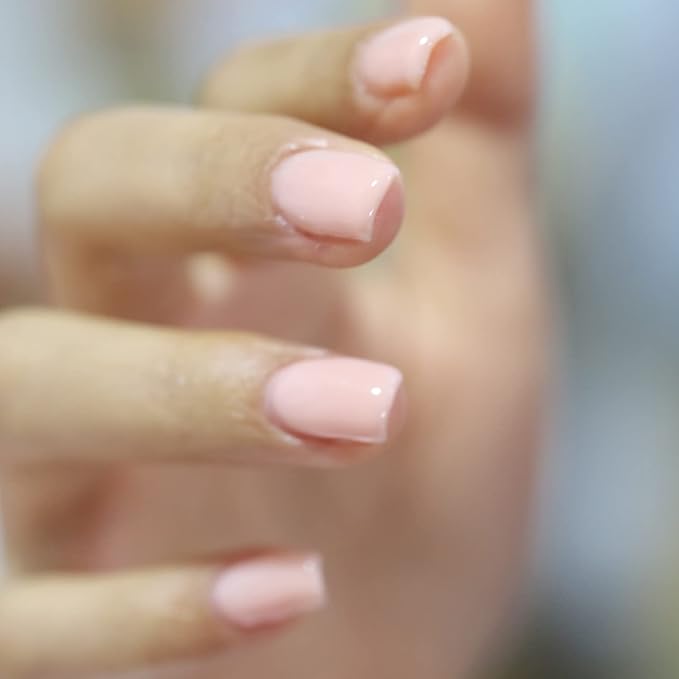 FZANEST Nude Pink Builder Gel 15ml, Natural Color Rubber Base Gel Polish for Nail Strengthener Extension Self-leveling Soak Off UV LED French Nail Base