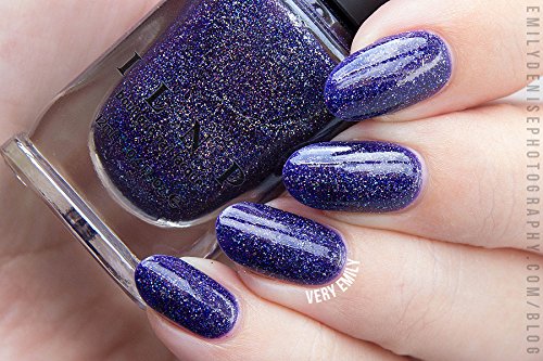 ILNP Lulu - Deep Grape Holographic Nail Polish