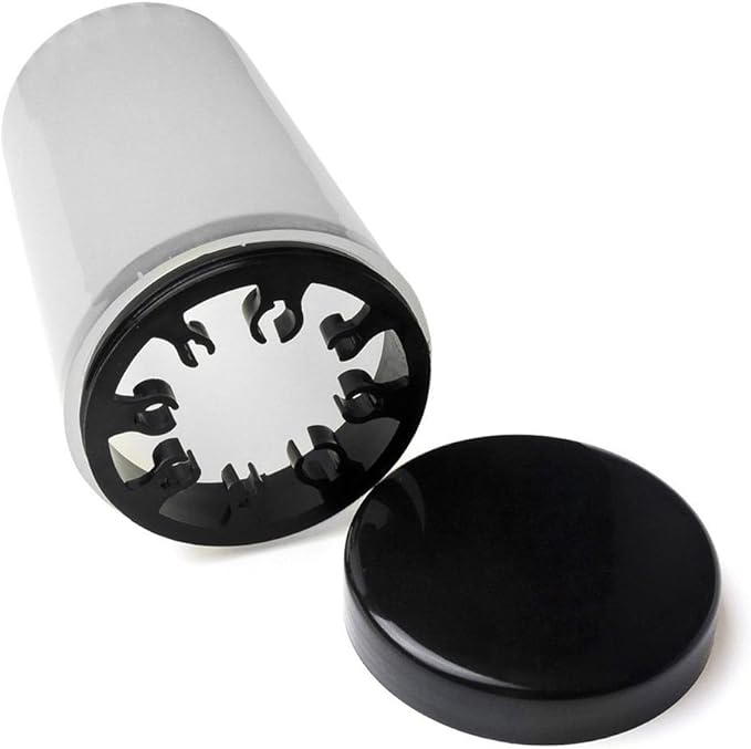 yueton Nail Art Brushes Holder Remover Cup Immersion Brush Cleaner Bottle Container