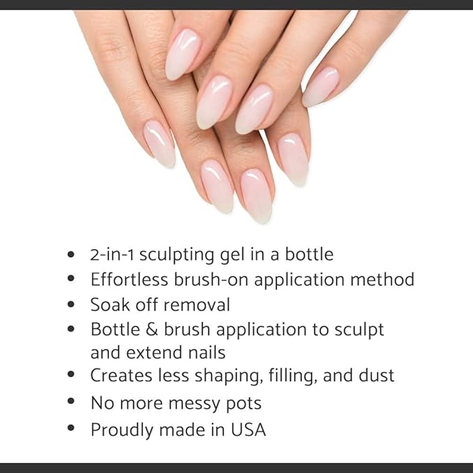 IBD Building Gel Clear – Hard Builder Gel for Nails Extensions, Soak-Off UV/LED for Sculpting & Strengthening, Nail Enhancement Gels, 0.5 oz