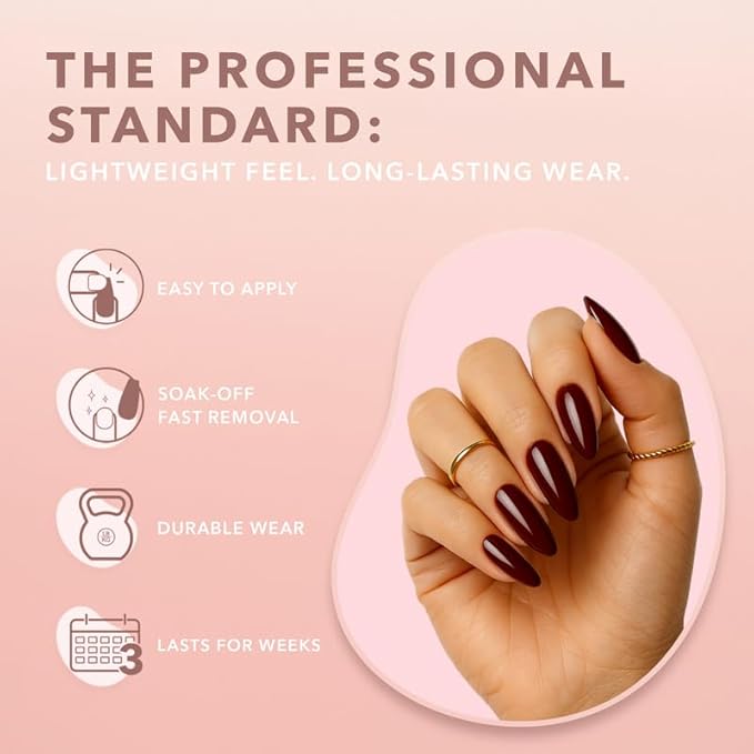Kiara Sky Gelly Tips Starter Kit | Includes Prep, Primer, Builder, Top Coat, Tips | Coffin Short (No Lamp)