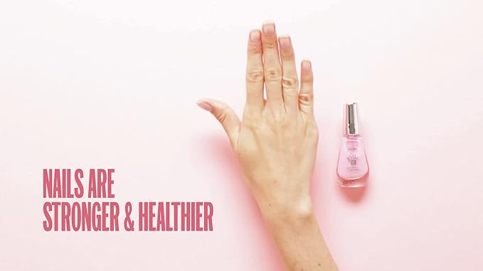 Sally Hansen Nail Treatment Nail Rehab™ Strengthener | Fortified with Jasmine, Rose & Vitamin E | Strengthens, Protects & Restores Damaged Nails