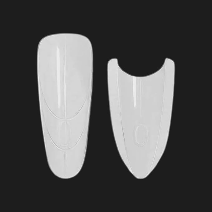 Nail Mold – Oval Extension Guide, Sandwich Paper Form, Clear Template | Transparent Flexible Sheet, Easy Shaping Tool for Salon Artists, Acrylic Gel Building, Professional Manicure Craft Design