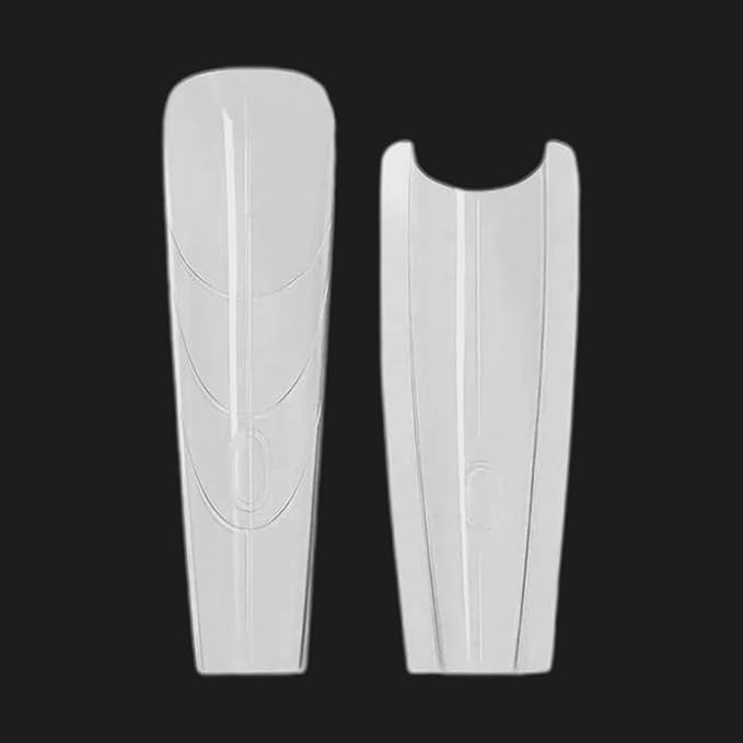 Crystal Form – Oval Extension Template, Paper Sandwich Nail Guide, Clear Shaping Mold | Flexible Builder Sheet, Salon Tool for Acrylic Gel Work, Precision Manicure Craft, Quick Design Aid