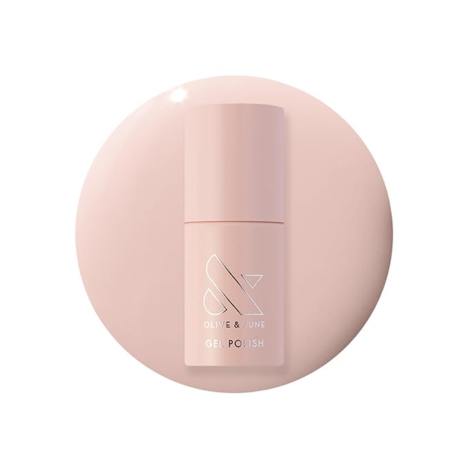 Olive & June Gel Polish | Valentine's Day | UV LED Nail Lamp Needed | Long Lasting | Up to 21 Days of Wear | Damage-Free Removal | Salon-Quality Manicure |The Queen Takes Her Tea with Milk Sheer Mauve