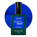 Manucurist Green Flash LED Deep Blue Ultra Marine Gel Nail Polish - Vegan, 12-Free, Plant-Based - Strengthens and Protects the Nail - Gel Polish - Made in France - 0.5 fl oz