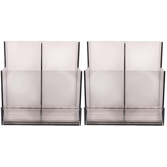 2pcs Nail Art Polisher Holder Manicure Grinding Rack Storage for Nail Drill Bits Easy to Clean Display Box Design