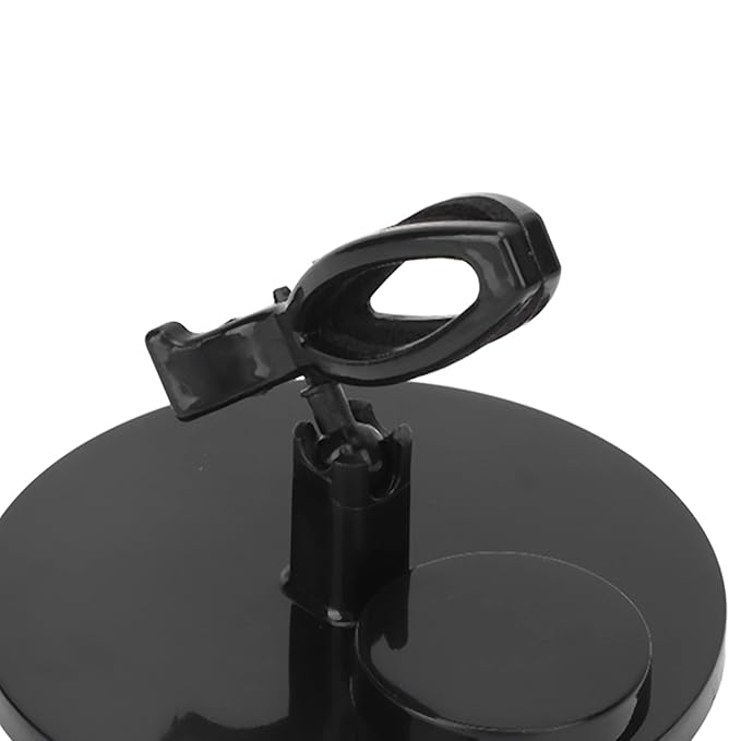 ZJchao Nail Polish Holder, Bottle Stand with Wide Base, Prevents Falling, Nail Art Helper, Black, ABS Material