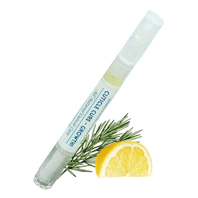 Cuticle Cure GROWTH Nail Oil Cuticle Pen w/Vitamin E & Apricot Oil Nail Strengthener – Nail Growth Treatment for Brittle Peeling Breaking Thin Nails – Stocking Stuffer Idea