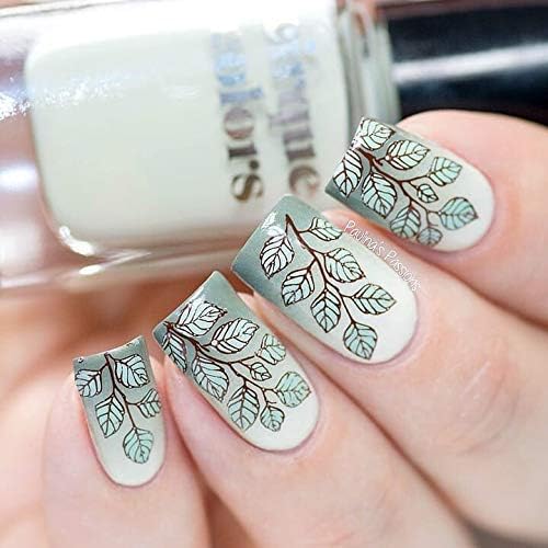 Whats Up Nails - B037 Growing Beauty Stamping Plate for Nail Art Design