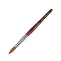 100% Pure Kolinsky Acrylic Nail Brush Solid Wood Handle Professional Manicure Brushes for Powder Nail Acrylic Application - Salon & DIY Nail Art Essentials - Size 12, 1.0 Count