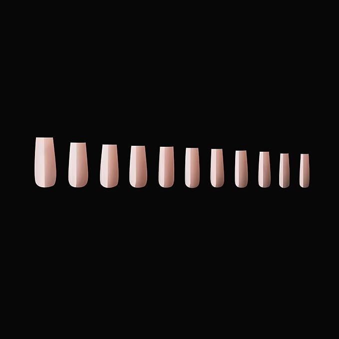 Apres Neutrals Gel-X Margot Box Of Press On Nails, 11 Sizes 00-9, Soft Gel Nail Tip Box (150pcs) (Sculpted Square Long, 150)