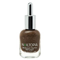 Nailtopia - Plant-Based Chip Free Nail Lacquer - Non Toxic, Bio-Sourced, Long-Lasting, Strengthening Polish - But First Coffee (Brown With Warm Undertones) - 0.41oz