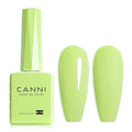 CANNI Lime Green Gel Nail Polish, 1Pcs Light Pastel Green Sage Gel Polish Mint Color Soak Off U V Nail Manicure Salon DIY at Home