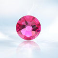 Novani Fuchsia Rhinestones 288pcs Flat Back Round Rhinestone Style 2088 Sparkly Crystal Gemstones for Nail Art and Crafting SS30,6.4-6.6mm