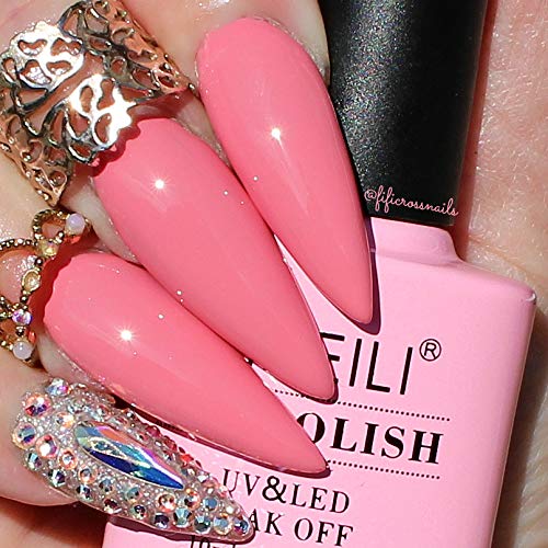 AIMEILI Gel Nail Polish, Hema Free, Soak Off U V LED Nude Color Nail Art Manicure for Women, Set Of 4pcs X 10ml - Kit Set 18