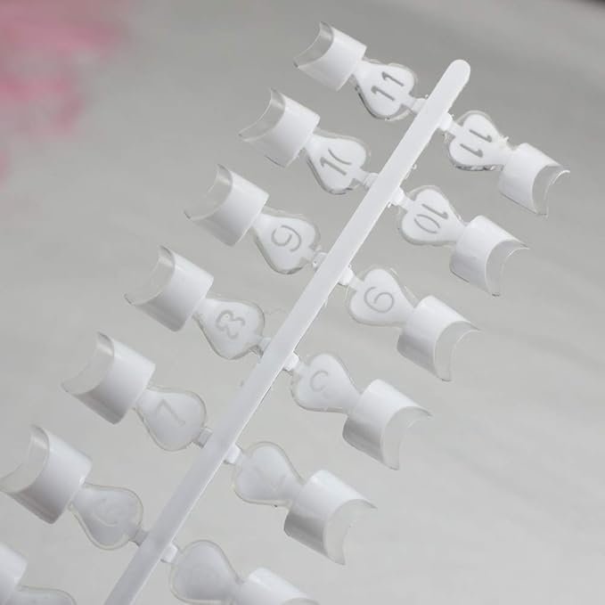 12 Sizes White French Fake Nail Art Tips 24pcs/kit Short Wrap Edge Armor DIY Acrylic False Nails Manicure Accessories Tool x 10 kits