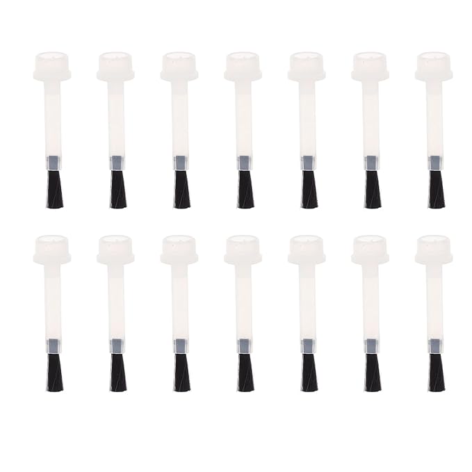 Beaupretty Mini Nail Polish Brush Replacement Set 20Pcs Portable Nail Art Brushes for Precise Gel Polish Application and Diy Design Detailing