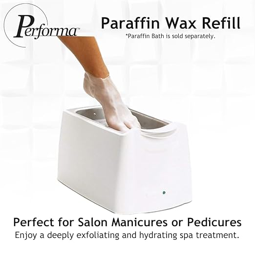 Performa Paraffin Wax Refill, 1 Pound Wintergreen Scented Beads, Case of 6, Paraffin Bath Wax, Medical Grade Paraffin Wax for Paraffin Bath, Wax Refill for Wax Bath, Good for Hands & Feet