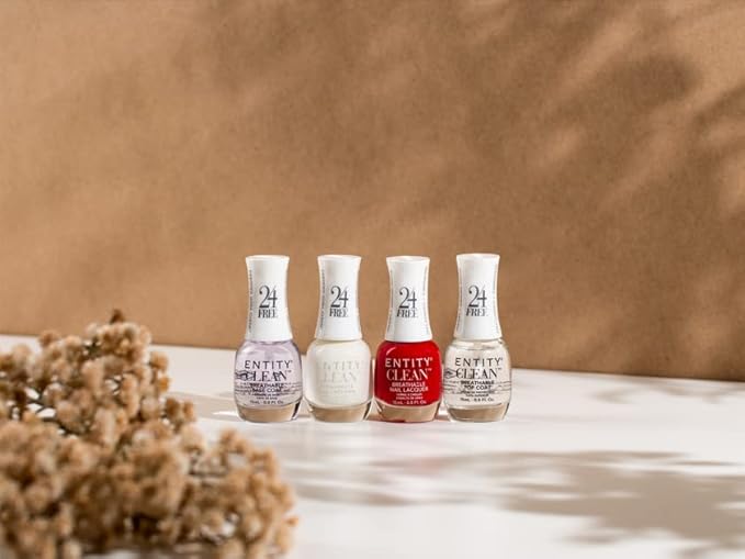 Entity Clean Holiday Nail Value Packs (Candy Cane Core) Vegan Nail Polish Set that is Halal, Cruelty-Free, and Biotin Enriched