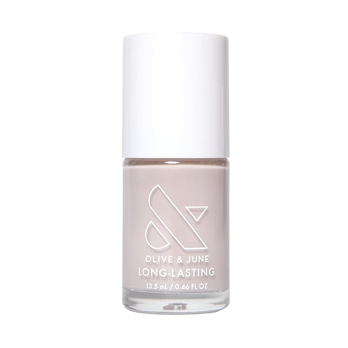 Olive & June Long Lasting Nail Polish | Plump Gel-Like Finish No Lamp Needed | Lasts up to 10 days | Salon-Quality Color at Home |15-Free, Vegan & Cruelty-Free Chip-Resistant Shine|Extra Marshmallows