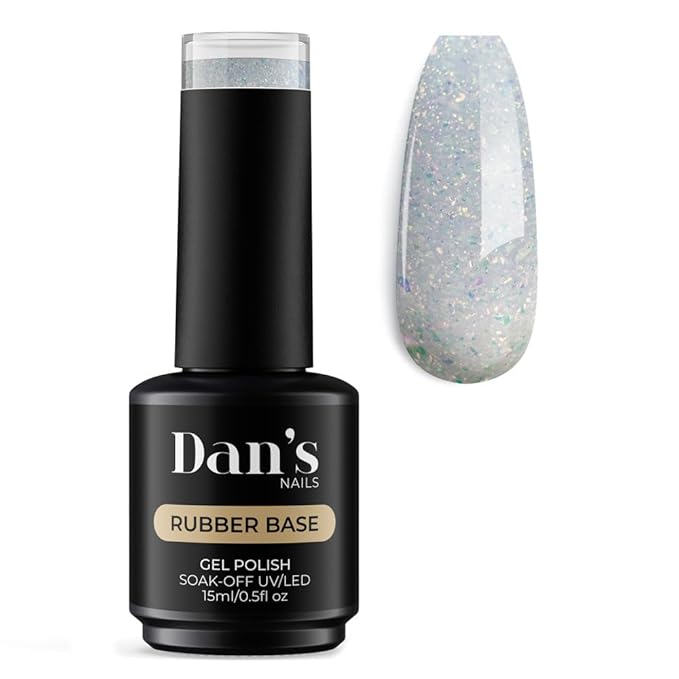 Dan's Nails Rubber Base Gel Polish Coat (Celestial Haze)