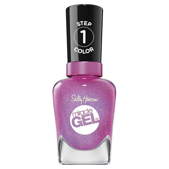 Sally Hansen Miracle Gel Nail Polish, Shade Quartz and Kisses #512 (Pack of 2)