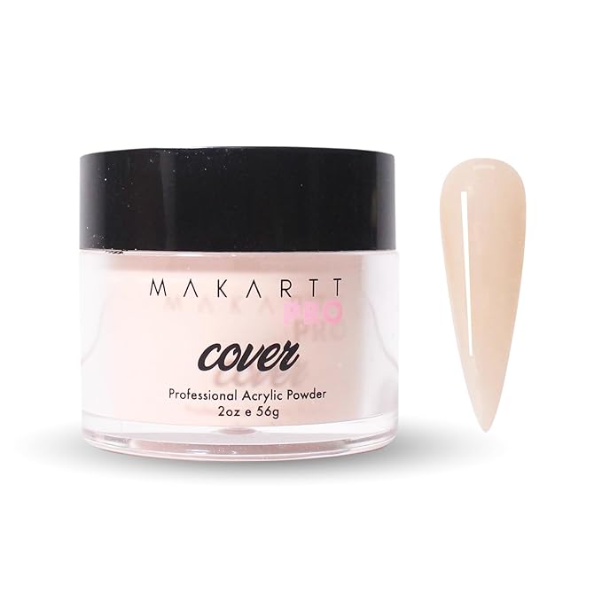 MakarttPro Acrylic Powder – Durable, Long-Lasting, Easy-Apply Formula for Nail Extensions, Overlays, Sculpting & Nail Art – 56g/2oz – Warm Caramel, Perfect for Pros and At-Home Use