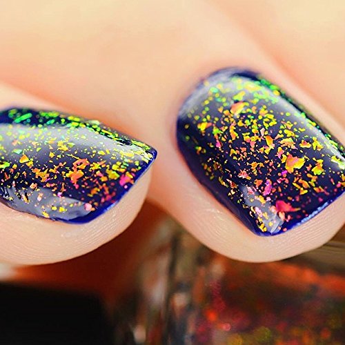 ILNP Electric Carnival - Red, Pink, Gold, Green Ultra Chrome Color Shifting Flakie Nail Polish
