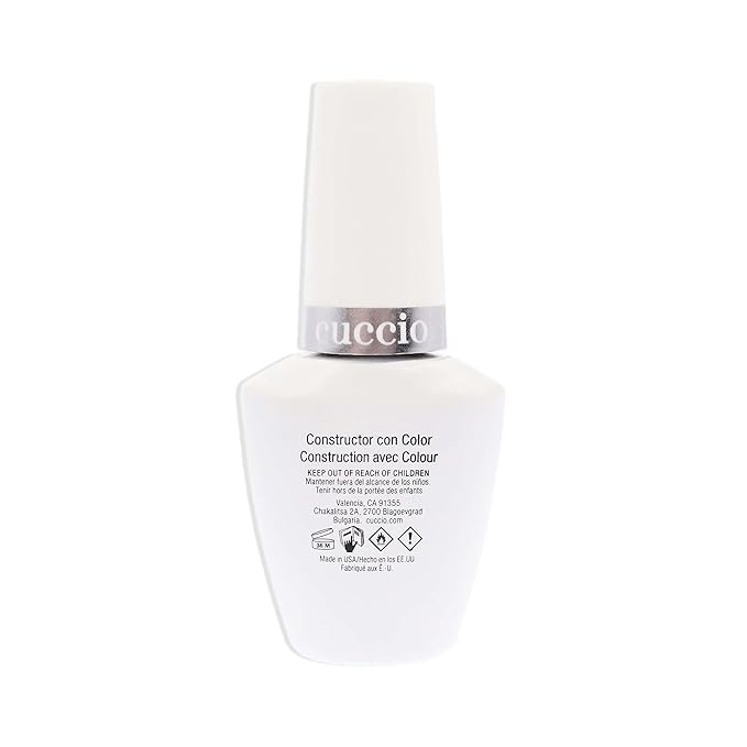 Cuccio Pro Brush-On Colour Builder Soak-Off Gel - Calcium Enriched - Easy Brush-On - Perfect Light Color - Reinforce, Build, Shape And Extend The Natural Nail - Tan Glow - 0.43 Oz Nail Polish