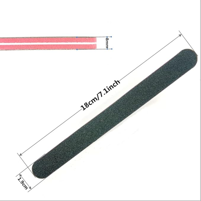 7PCS Nail File Set, Professional Double Sided Nail Files Emery Board Manicure Tool for Nail Grooming