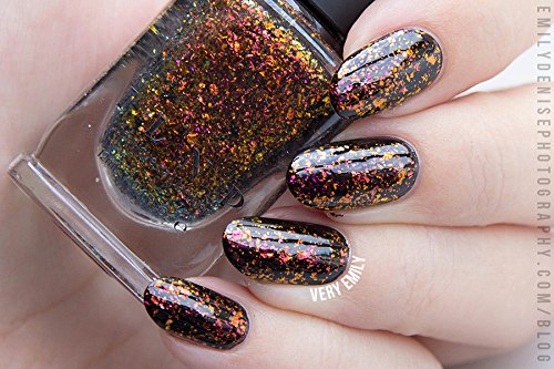 ILNP Glory - Red, Orange, Copper, Gold, Chartreuse Ultra Chrome Flakie Nail Polish