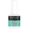 Karlash Brush On Builder Gel Soak Off Build It Gel Strong Gel for Sculpting Nail Extension and Strengthening Natural Nails 0.5 oz (Cover Pink)